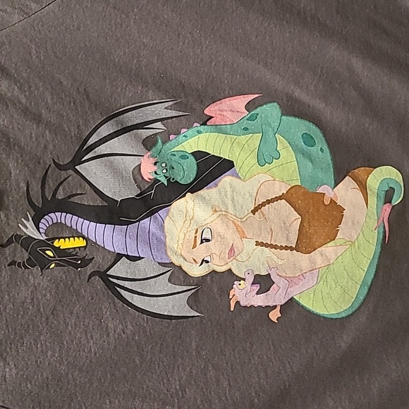 Disney & Game of Thrones Raw Hem Tee Sz. M - Picture 2 of 6